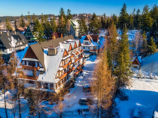 Aerial view - Pensjonat Telimena - POLSKIE TATRY S.A. (Zakopane)