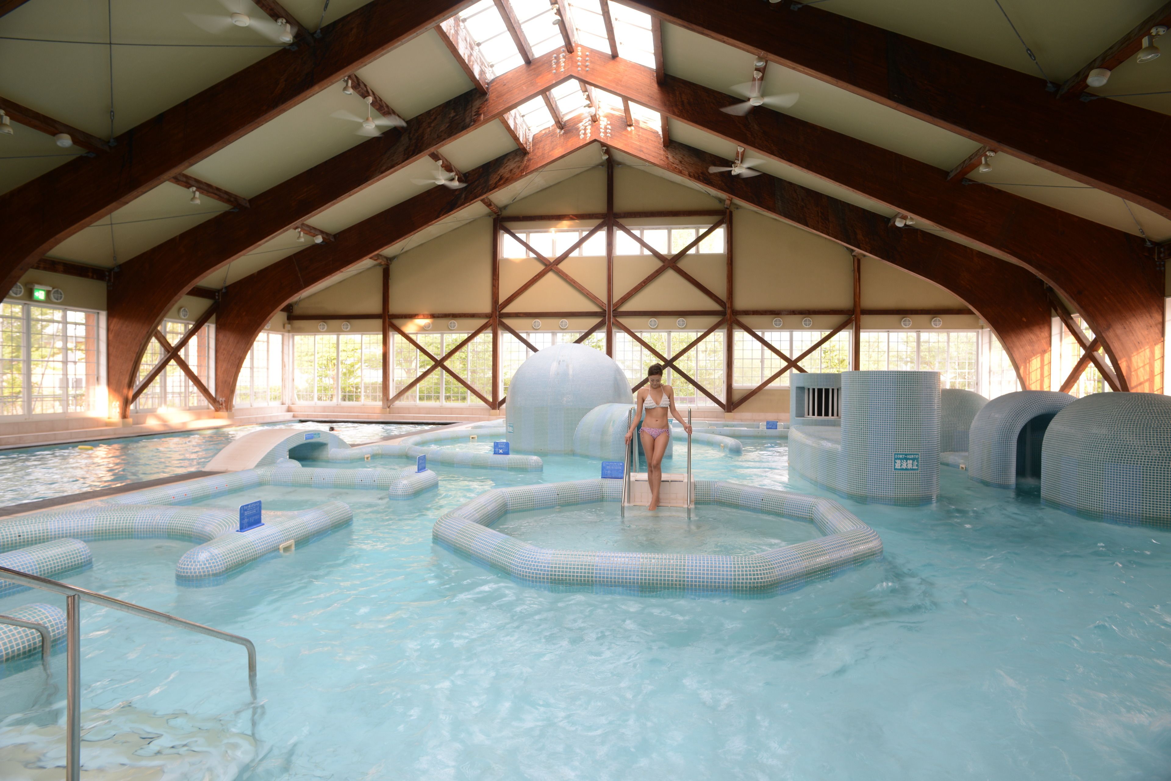 Indoor pool, outdoor pool