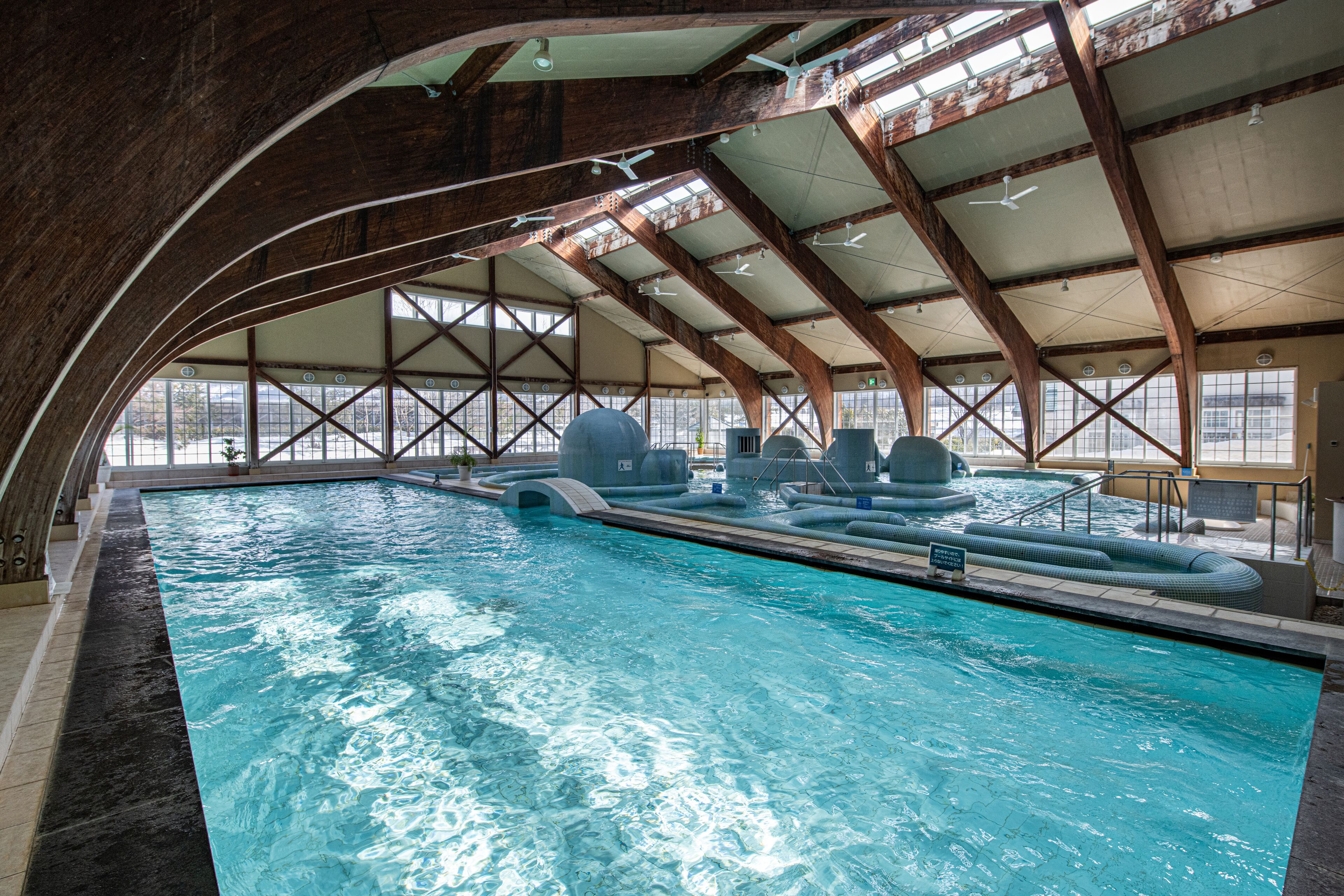 indoor pool, outdoor pool