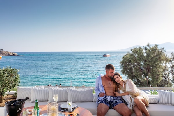 Superior Suite, 1 Double Bed, Hot Tub, Sea View | Beach/ocean view