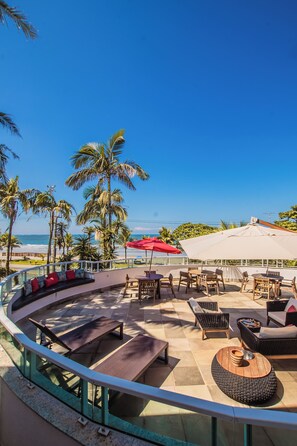 Superior Apartment, Balcony, Partial Sea View (Luxo Superior) | View from room -  Hotel VillaReal Guaratuba - Caieiras (Guaratuba)