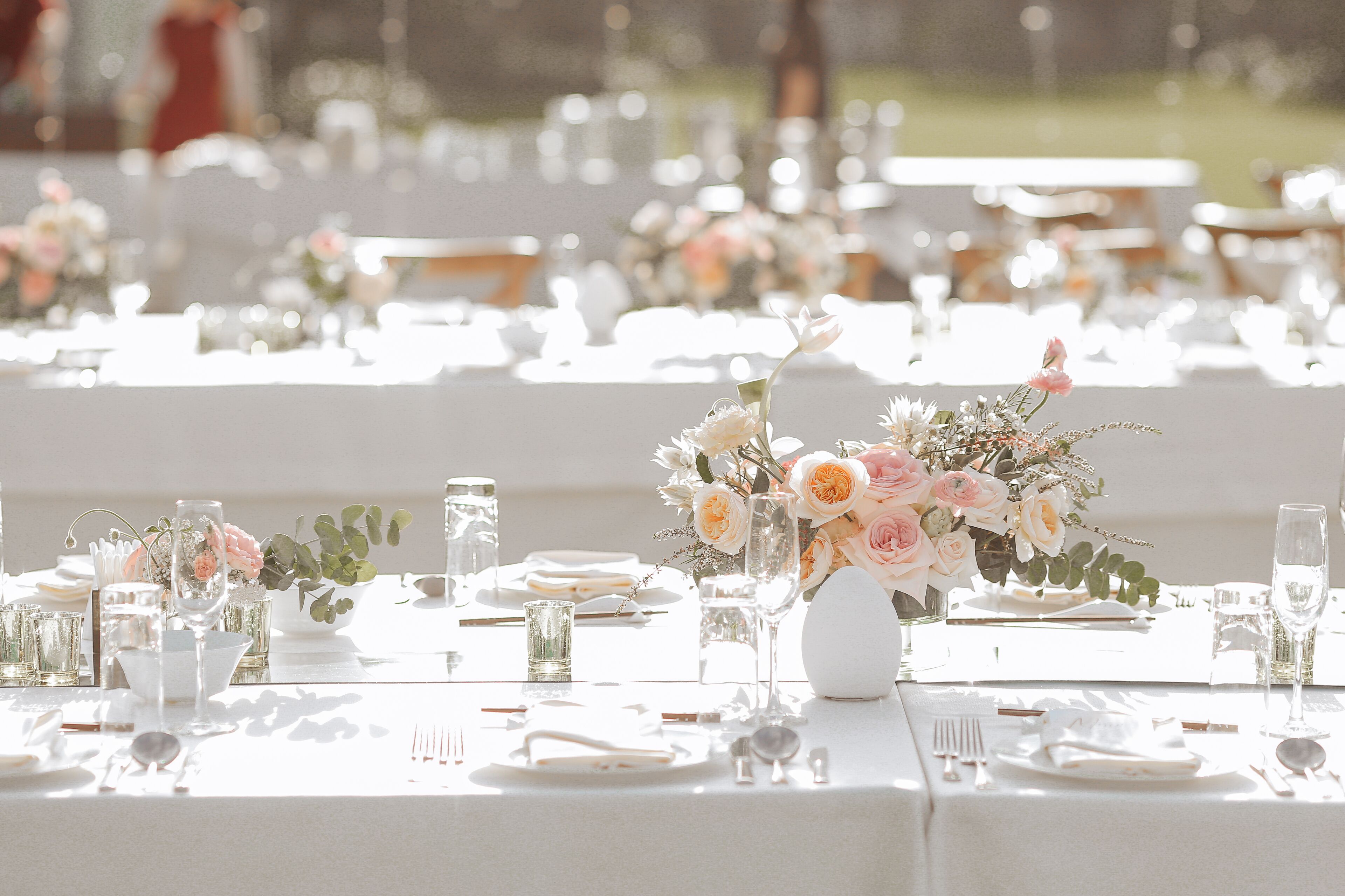 outdoor wedding area