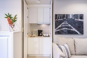 Family Suite, 1 Bedroom, City View (A2) | Premium bedding, free minibar, in-room safe, soundproofing - Candia Suites & Rooms (Heraklion)