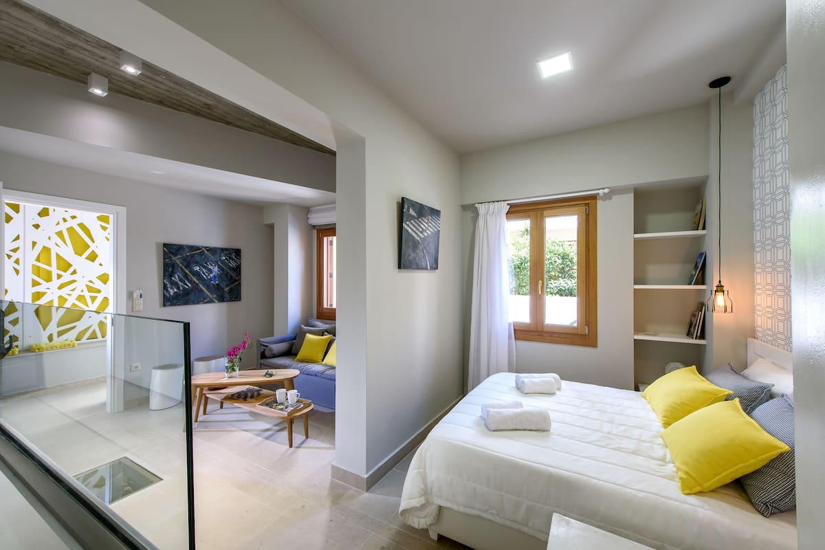 1 habitación y ropa de cama de alta calidad