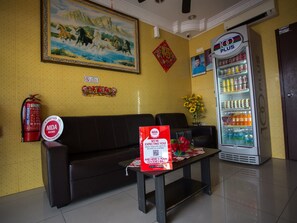 Sitteområde i lobbyen