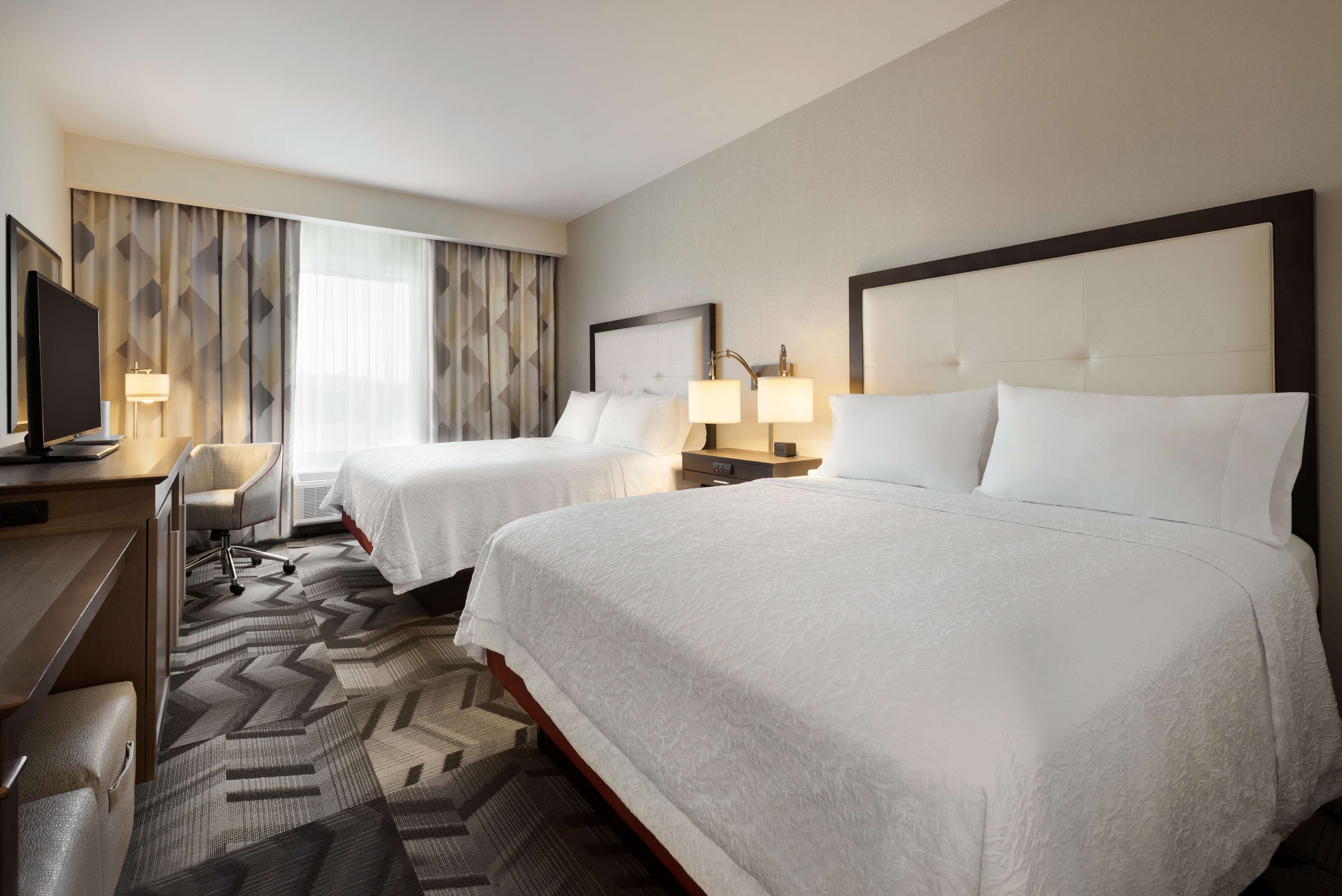 room, 2 queen beds, non smoking, refrigerator & microwave | free wifi, bed sheets