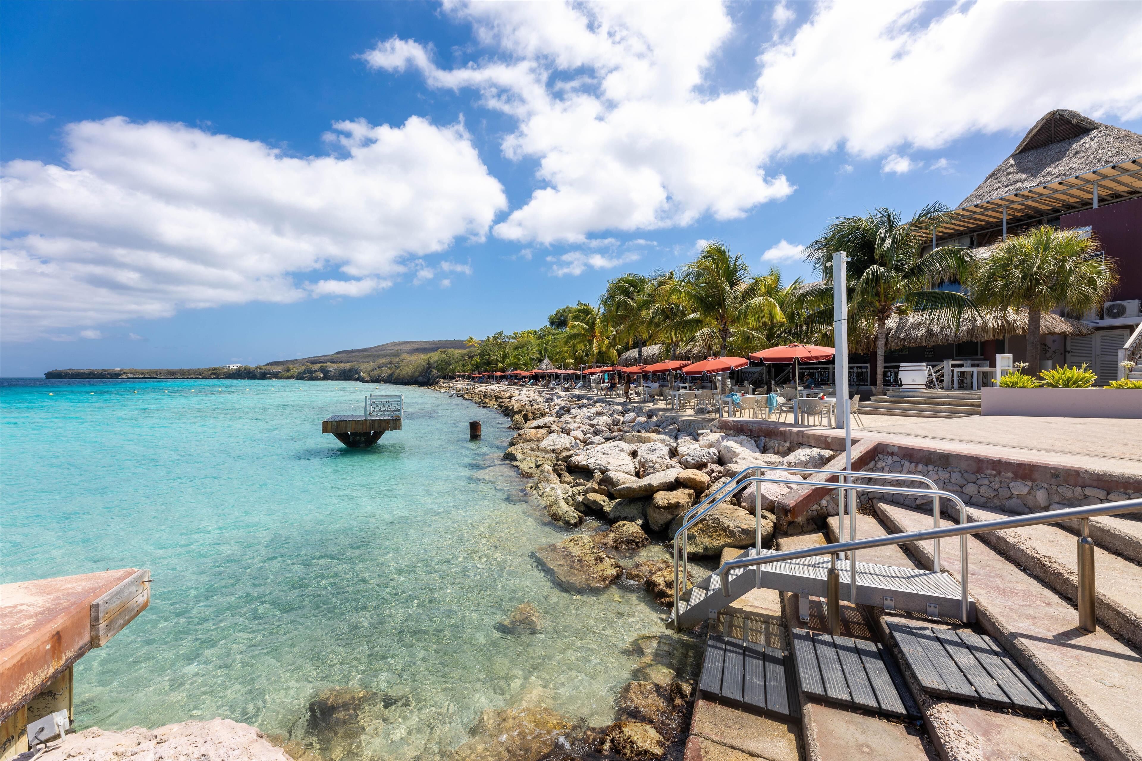 breakfast, lunch, dinner served; international cuisine, beach views