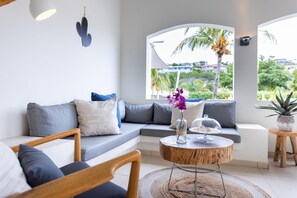 Deluxe Apartment, 2 Bedrooms, Garden View | Premium bedding, in-room safe, laptop workspace, free WiFi - Coral Estate Luxury Resort (St. Marie)