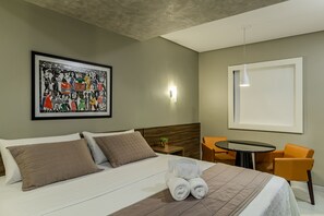 Minibar, in-room safe, desk, blackout curtains