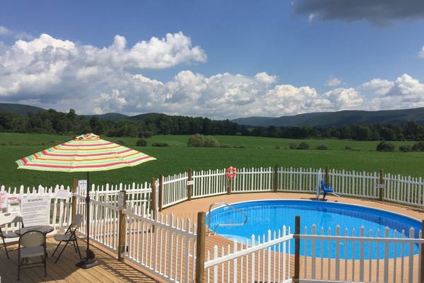 Seasonal outdoor pool