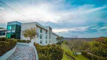 Majoituspaikan julkisivu