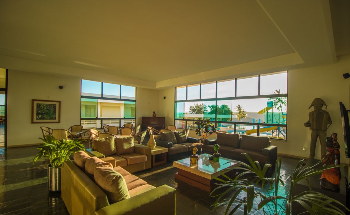 Sala de estar en el lobby