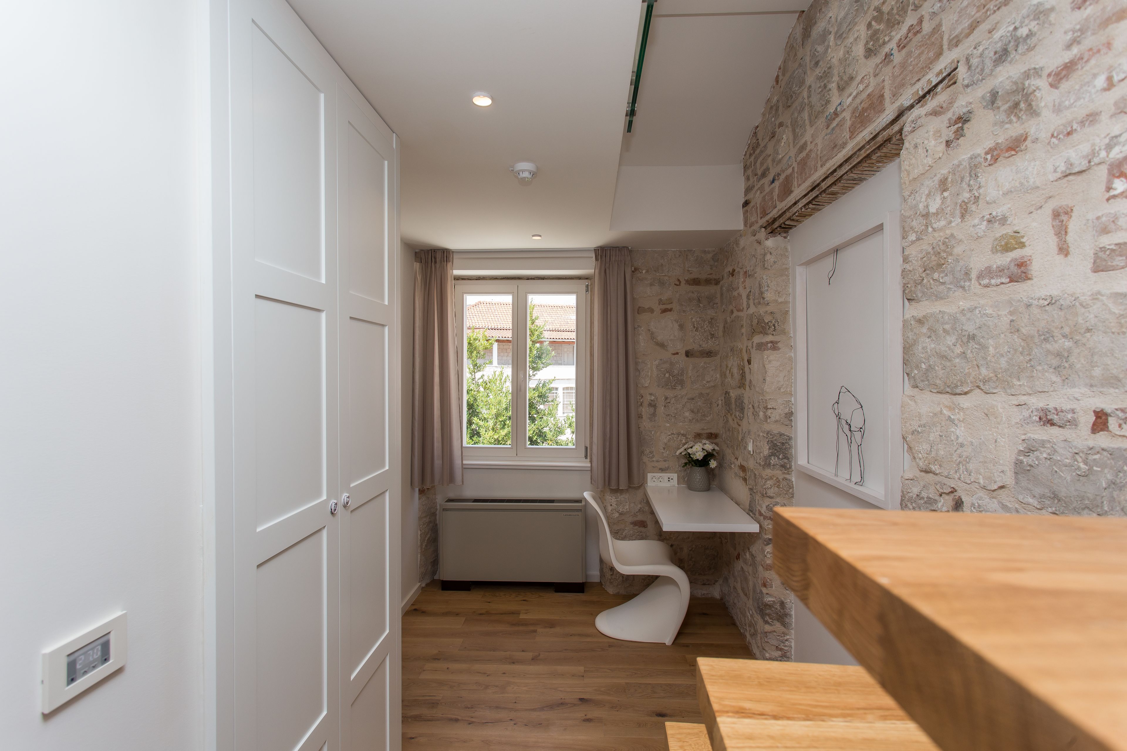 duplex suite | living area | flat-screen tv