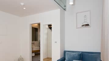 Suíte conforto | 1 quarto, roupas de cama premium, frigobar, cofres nos quartos