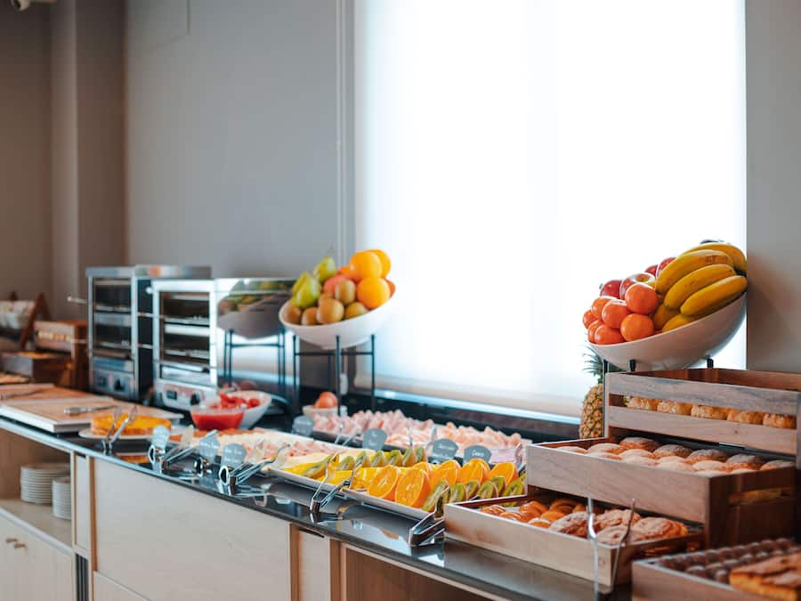 Free daily buffet breakfast