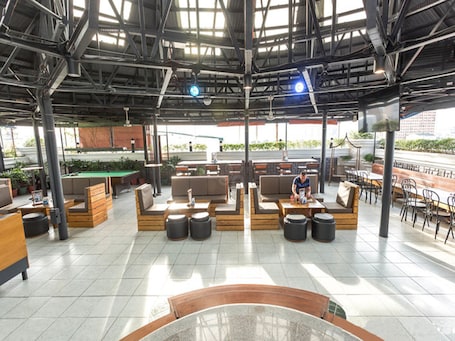 Sports bar. Urban Travellers Hotel