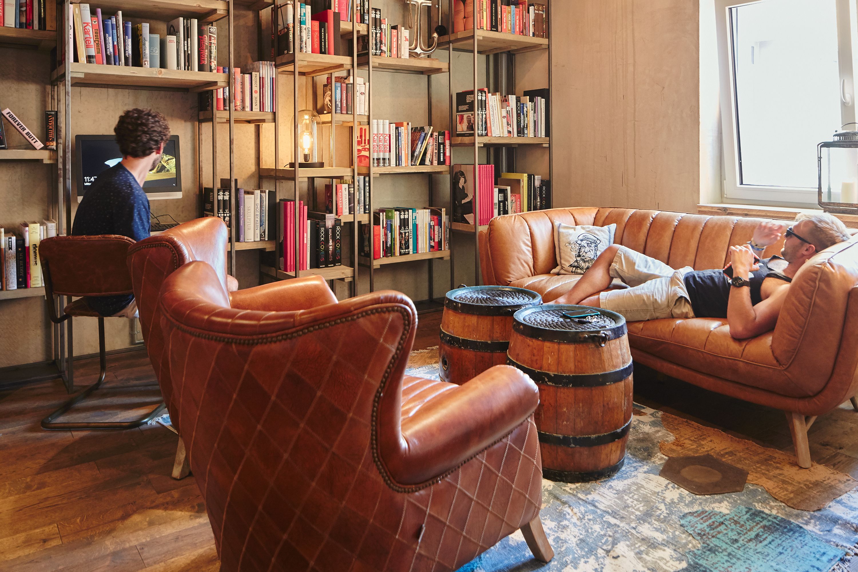 Zona de estar del vestíbulo