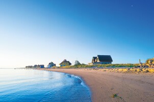 En la playa, bar en la playa