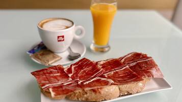 Daily continental breakfast for a fee