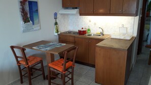 Studio, en front de plage | Coin cuisine privé