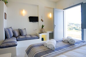 Habitación estándar | Sábanas de algodón egipcio, ropa de cama de alta calidad y edredón