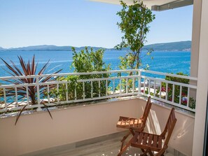 Suíte júnior, terraço, vista para o mar | Roupas de cama premium