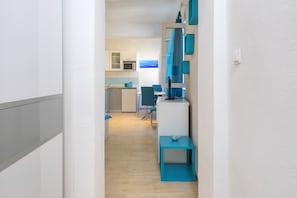 City Studio, City View | Living area | Flat-screen TV - Apartments Nona (Hvar)