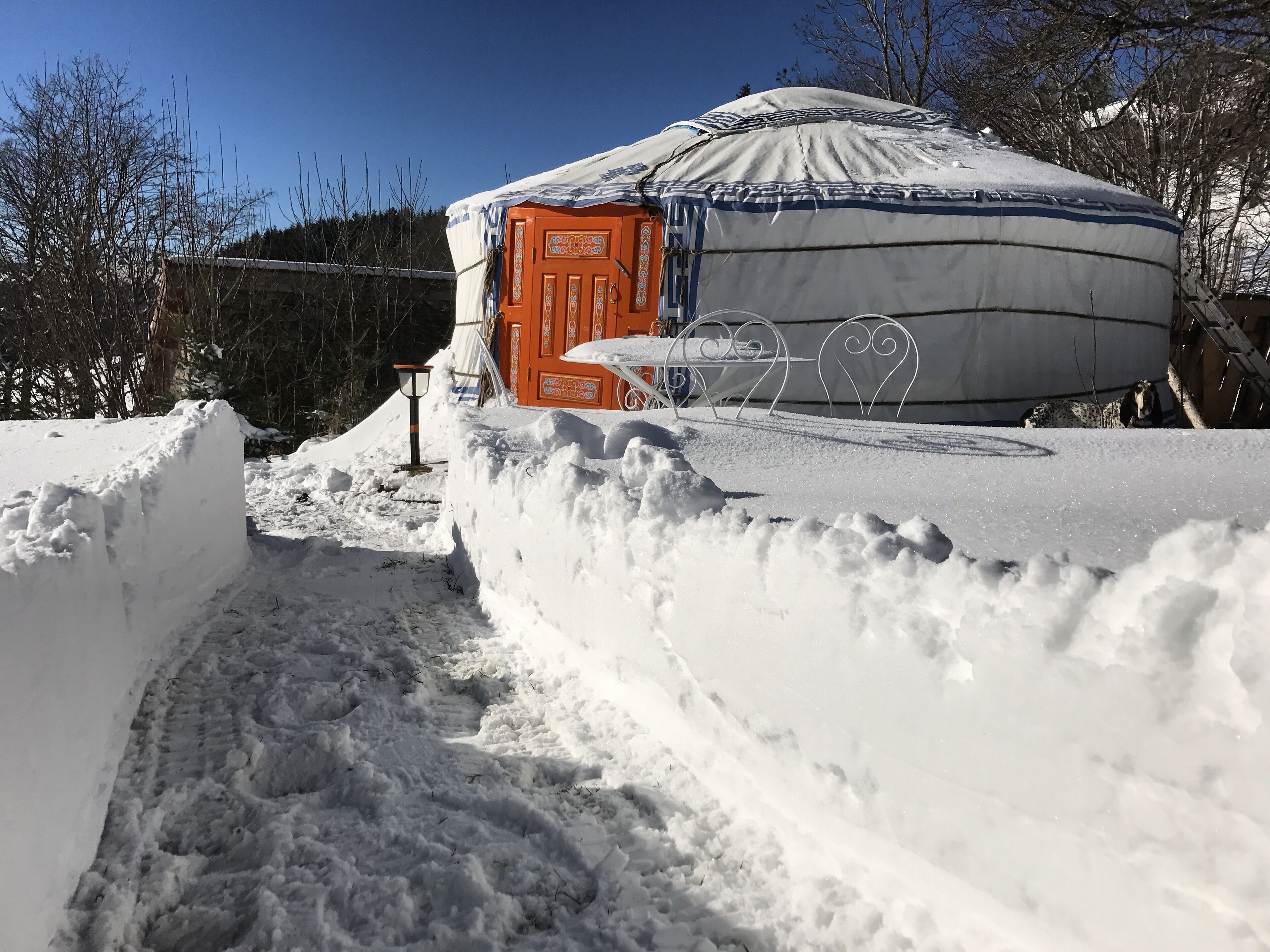 Utsikt fra overnattingsstedet
