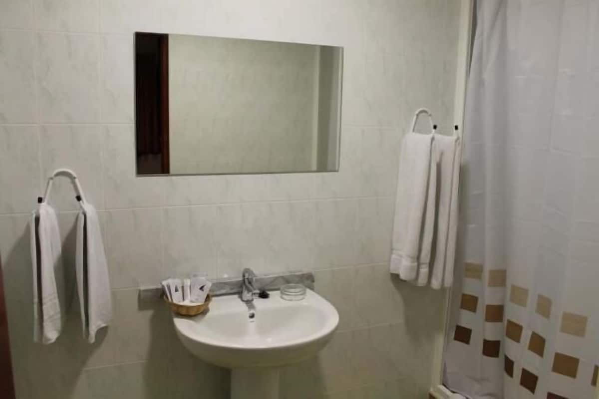 Regadera, amenidades de baño gratuitas, toallas