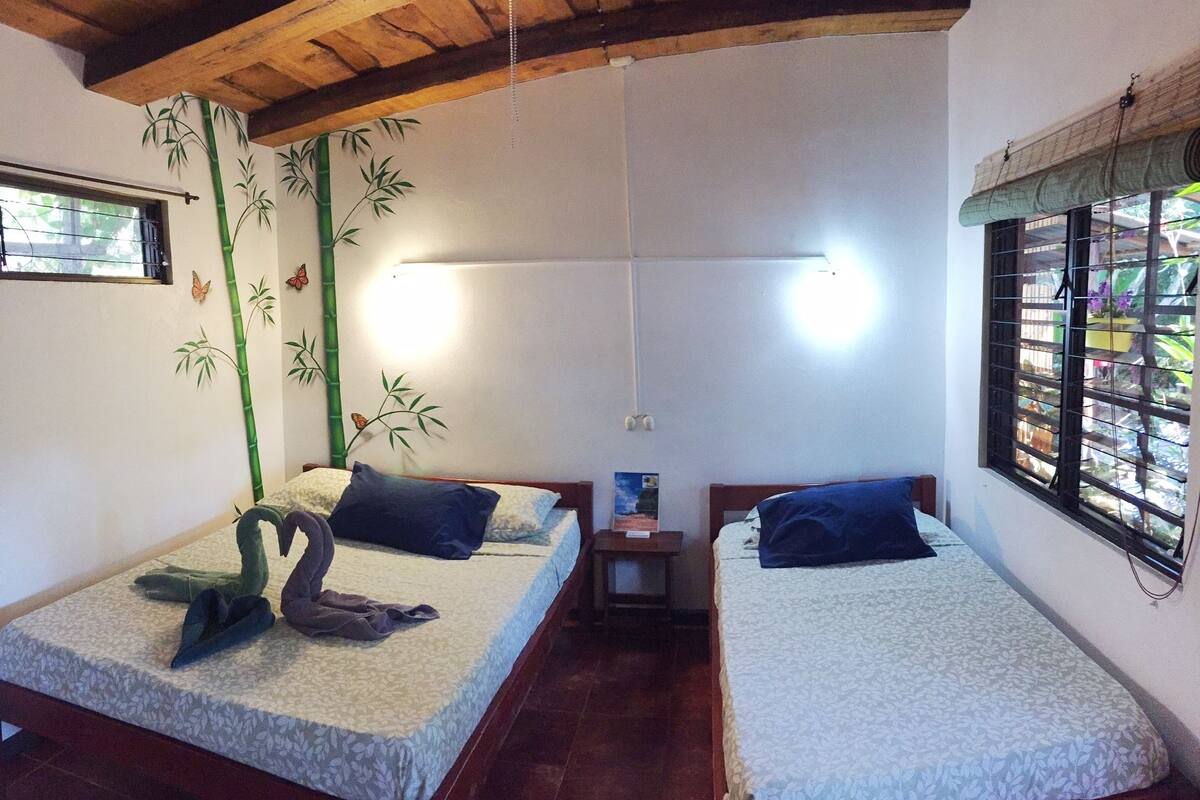 classic cabin, garden view, garden area | 1 bedroom, in-room safe, individually decorated, individually furnished