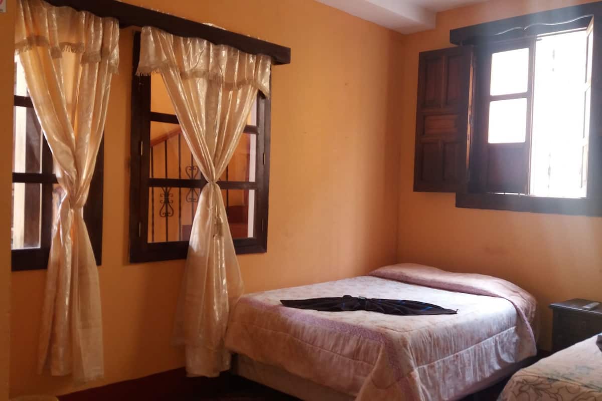 Classic Double Room, 2 Double Beds, Shared Bathroom | Soundproofing, free WiFi