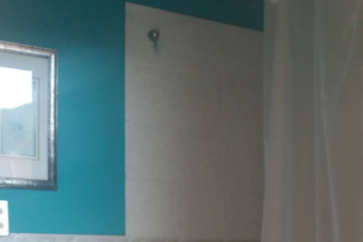 Shower, free toiletries