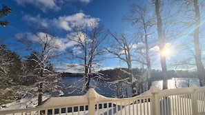 Deluxe Double Room, 1 King Bed, Private Bathroom, Lake View | Terrace/patio