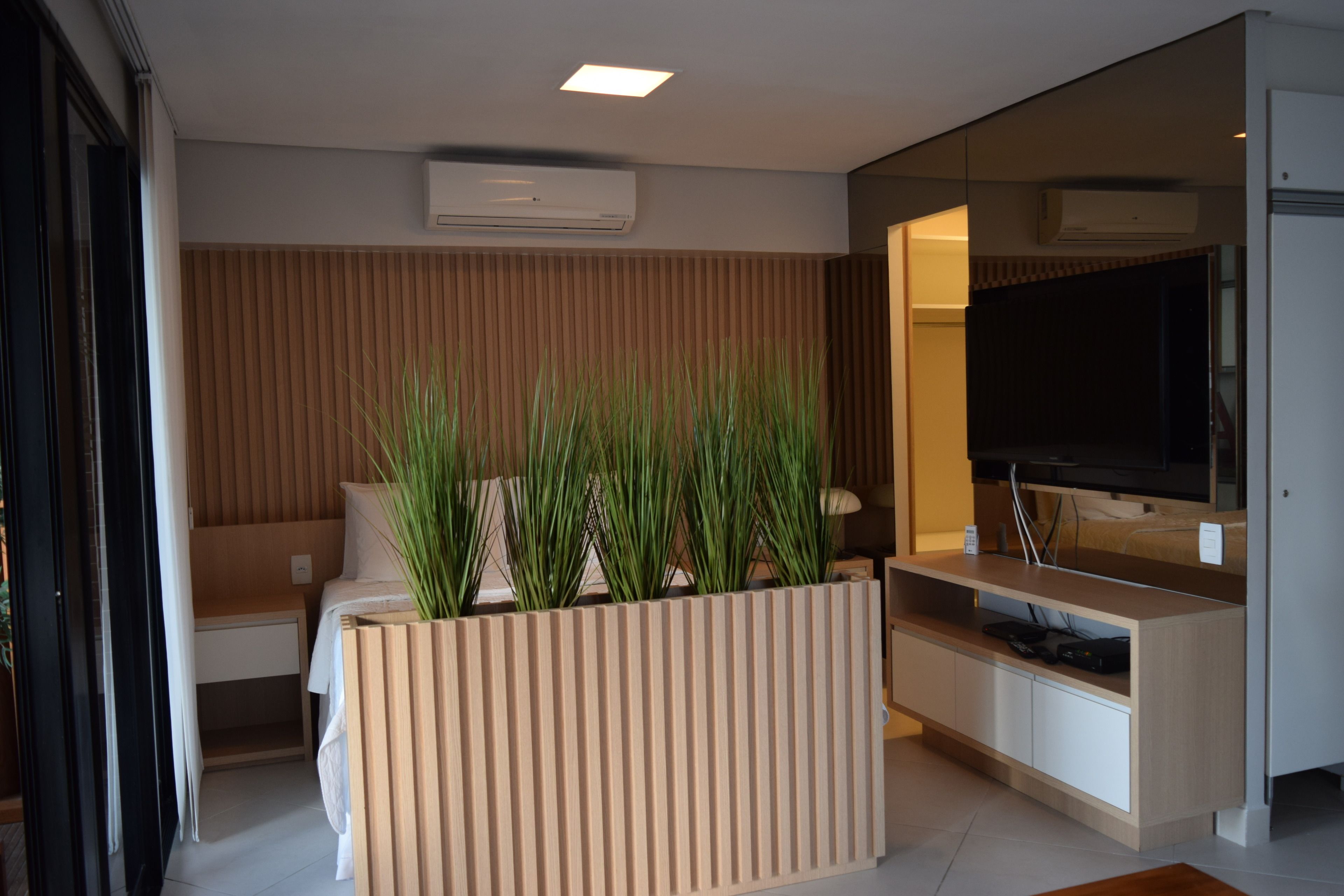 Apartamento Luxo Quádruplo, 2 Quartos, Vista Mar | 2 quartos, roupas de cama premium, cofres nos quartos