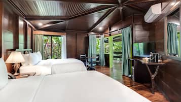 Rainforest Bungalow | Literie de qualité supérieure, couette en duvet d'oie