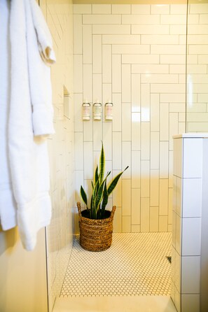 Suite, 1 letto king con divano letto, non fumatori | Bagno | Doccia, soffione a pioggia, set di cortesia firmato, asciugacapelli