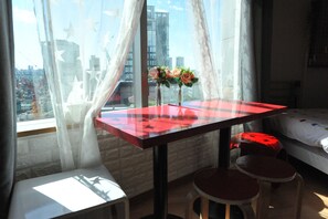 Family Room (1 Queen + 2 Single) | View from room - Hongdae Guesthouse - Hostel (Seoul)