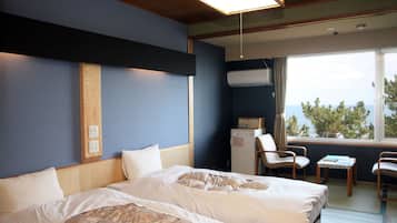 Twin Room with 2 Single Beds, Ocean View, Non Smoking | Premium bedding, down comforters, in-room safe, desk