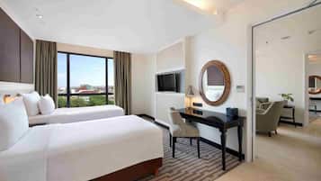 Family Room, 2 Bedrooms | Premium bedding, minibar, in-room safe, desk