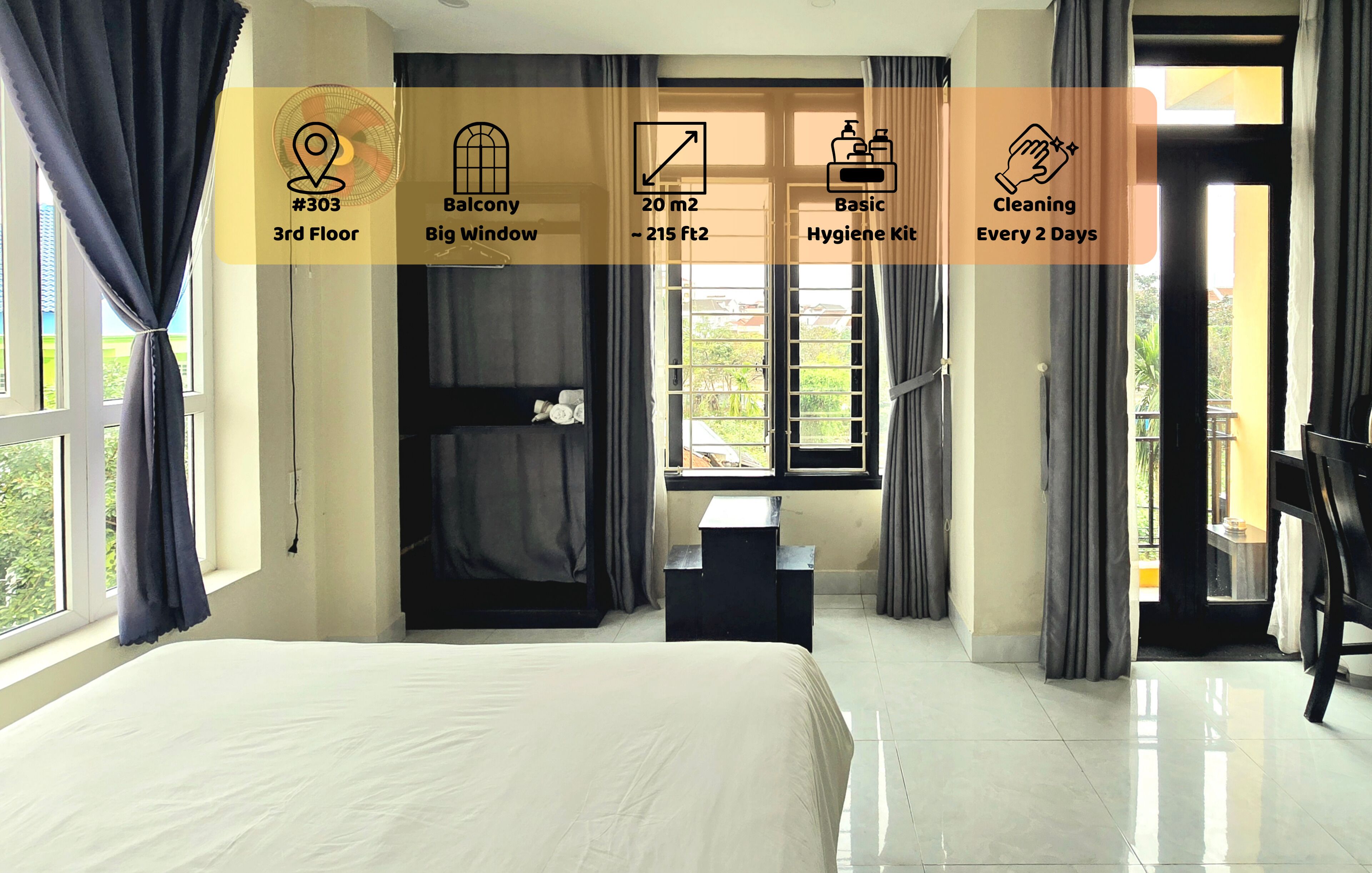Superior Double Room - Spacious with Balcony | Hypo-allergenic bedding, in-room safe, individually furnished