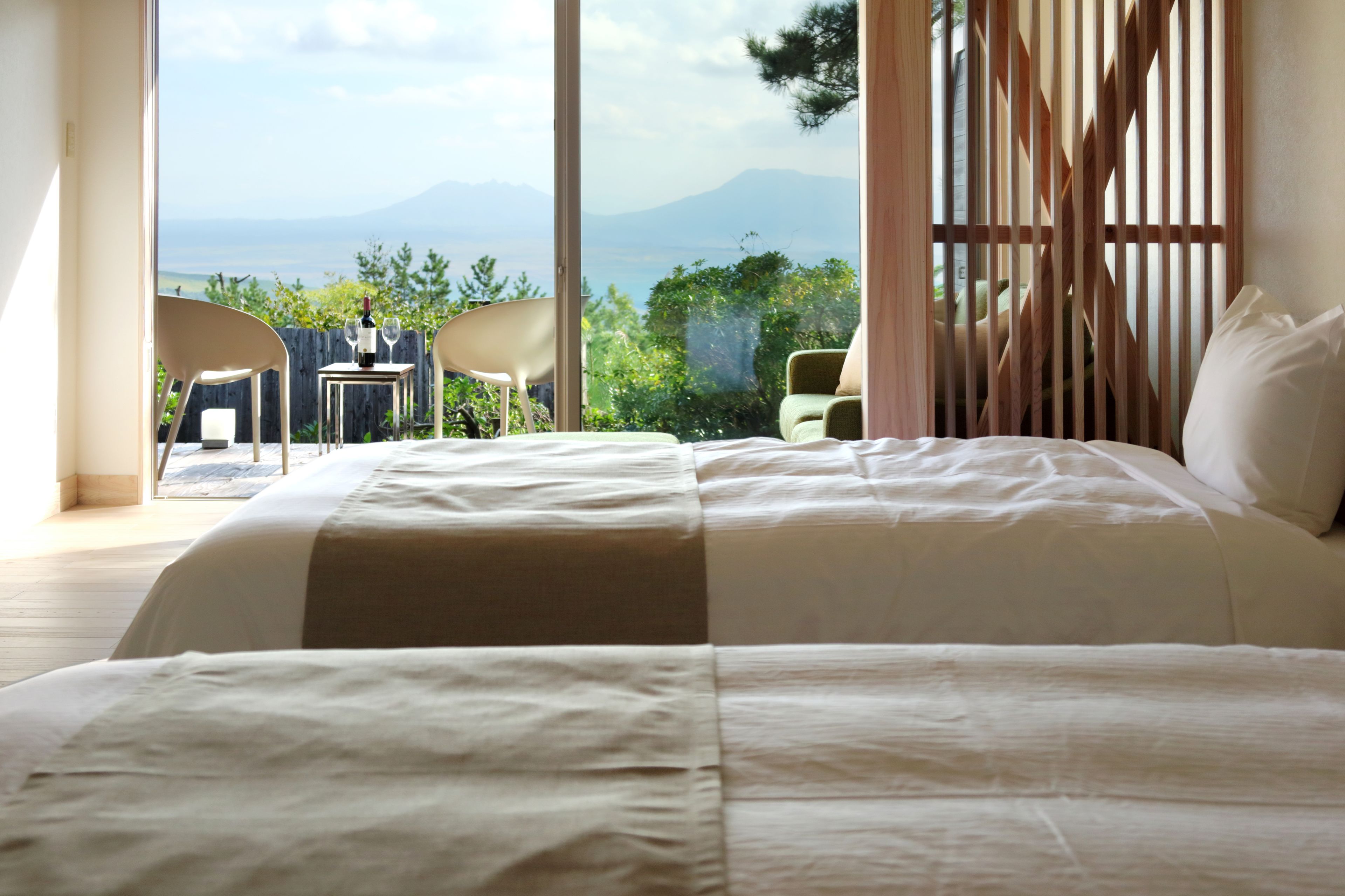 무료 WiFi, 침대 시트