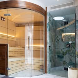 Sale per trattamenti di coppia, sauna, vasca idromassaggio