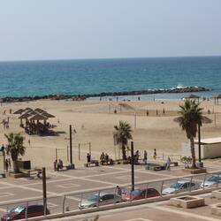 On the beach