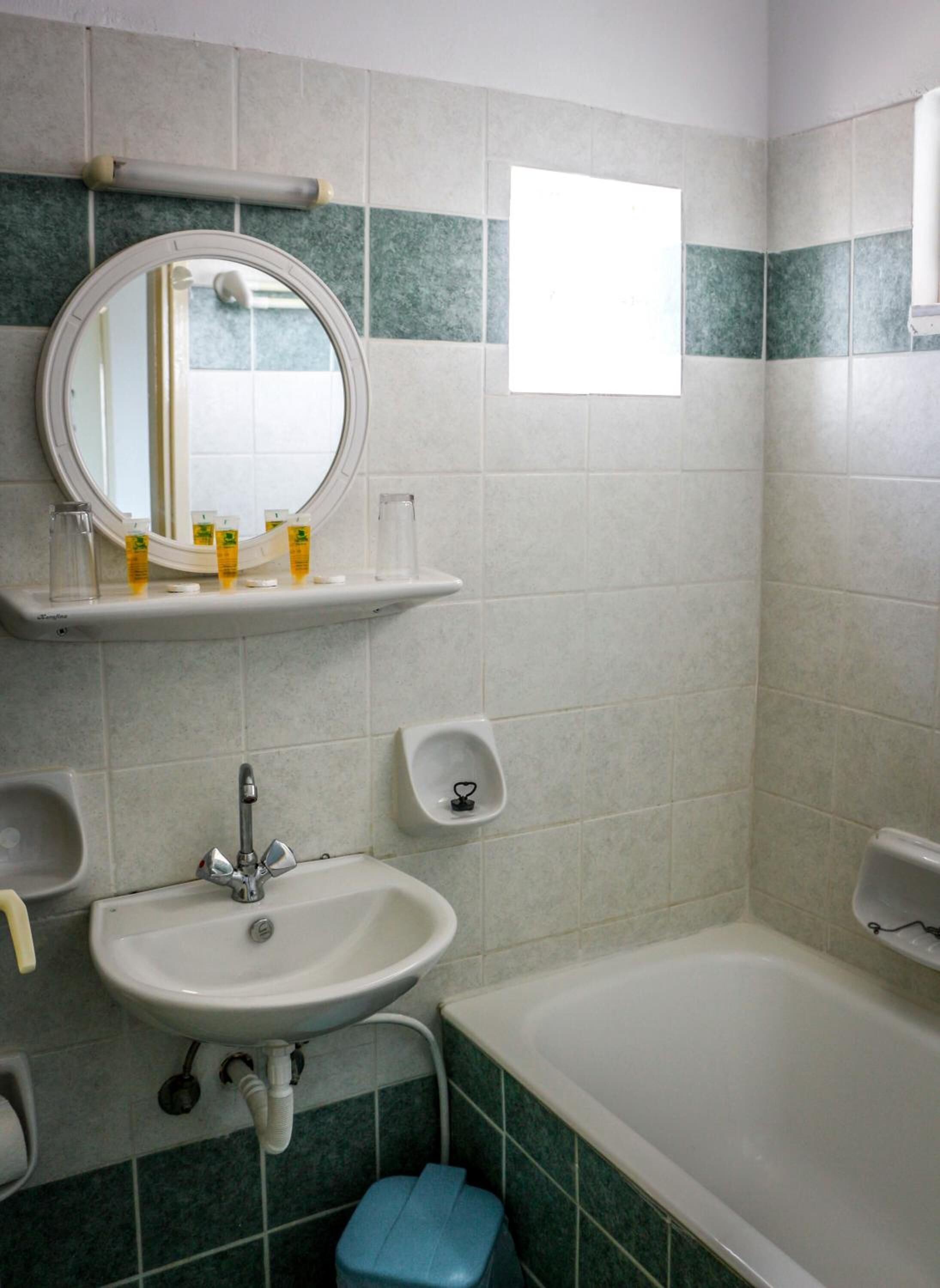 free toiletries, hair dryer, bathrobes, slippers