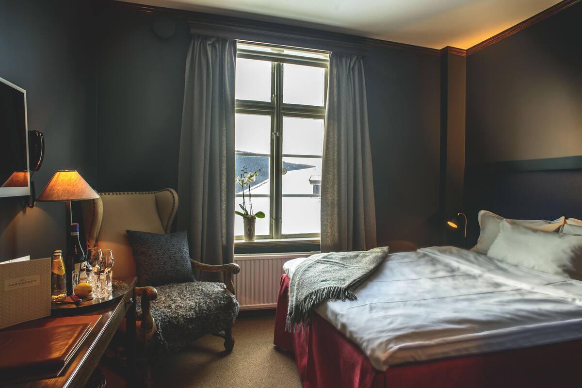 double or twin room | individually decorated, desk, blackout curtains, cots/infant beds