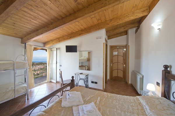 Quadruple Room, Sea View, Tower