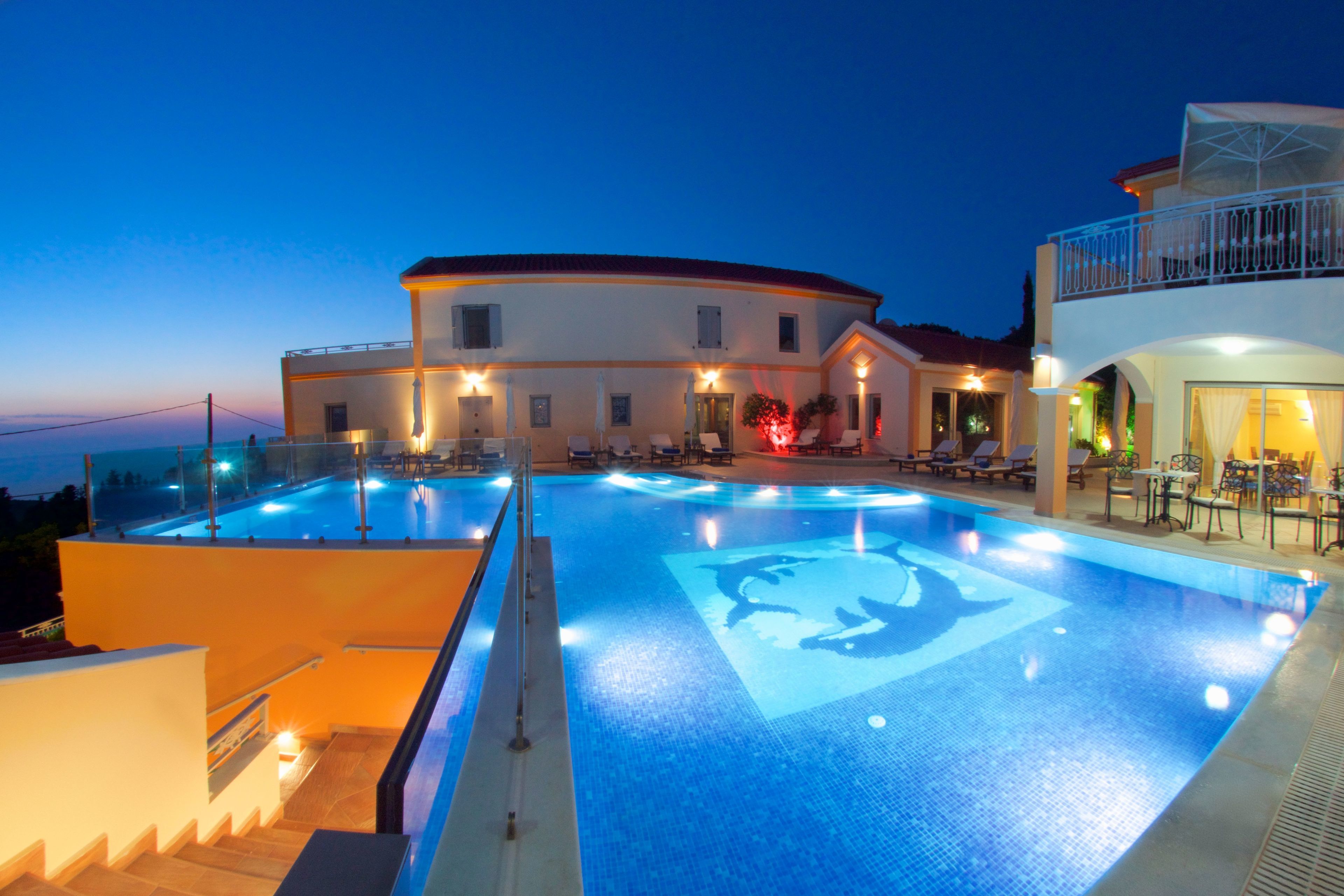 front of property – evening/night