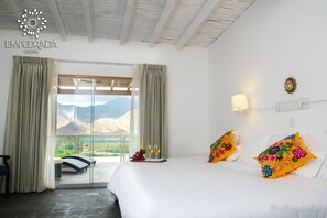 Double Room, Bathtub, Valley View | Desk, free cribs/infant beds, bed sheets - Empedrada Ranch & Lodge - Hotel Asociado Casa Andina (Huaura)