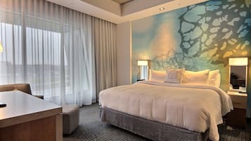 Ropa de cama hipoalergénica y escritorio