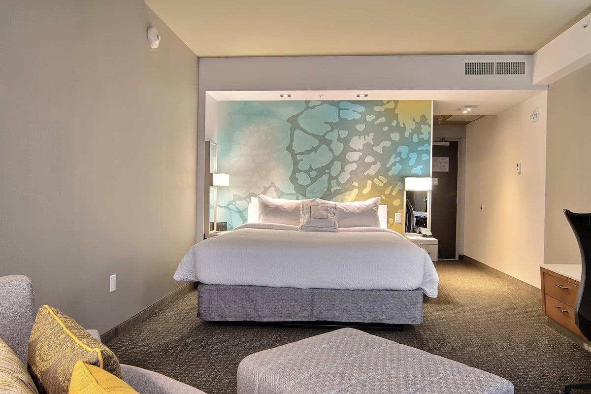 superior room, 1 king bed with sofa bed | hypo-allergenic bedding, desk, laptop workspace, blackout curtains